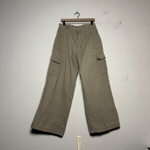 VTG Suburban Khaki Utility Tech Cargo Pant Men 30x28 Fall Outerwear Y2K Baggy